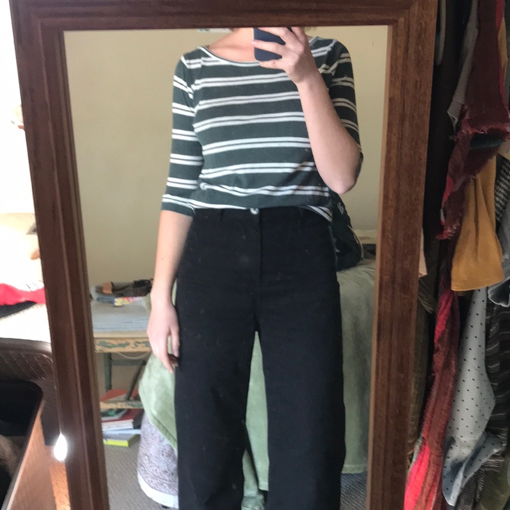 Urban Outfitters 3/4 sleeve Striped Tee